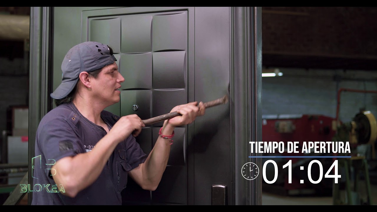 Comó abrir una puerta de seguridad de mala calidad