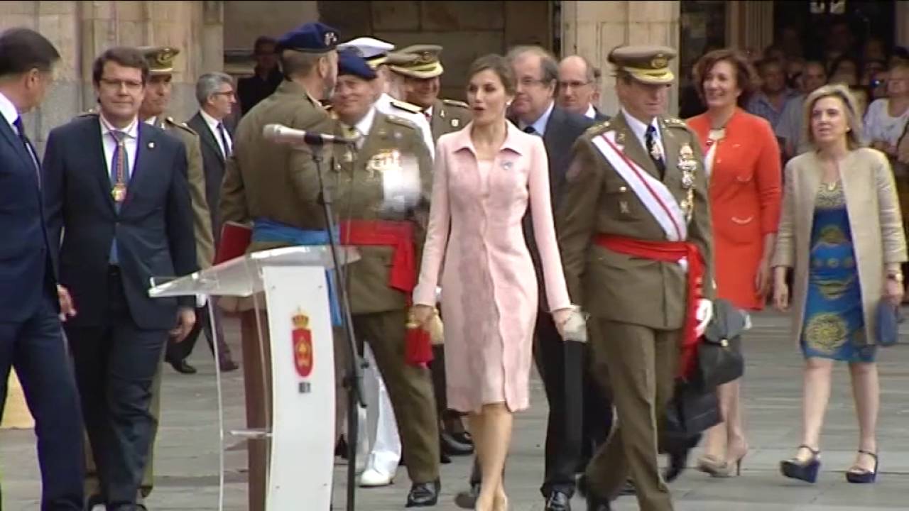 Palabras de S.M. la Reina tras la entrega de la bandera al Regimiento de Ingenieros 11 de Salamanca