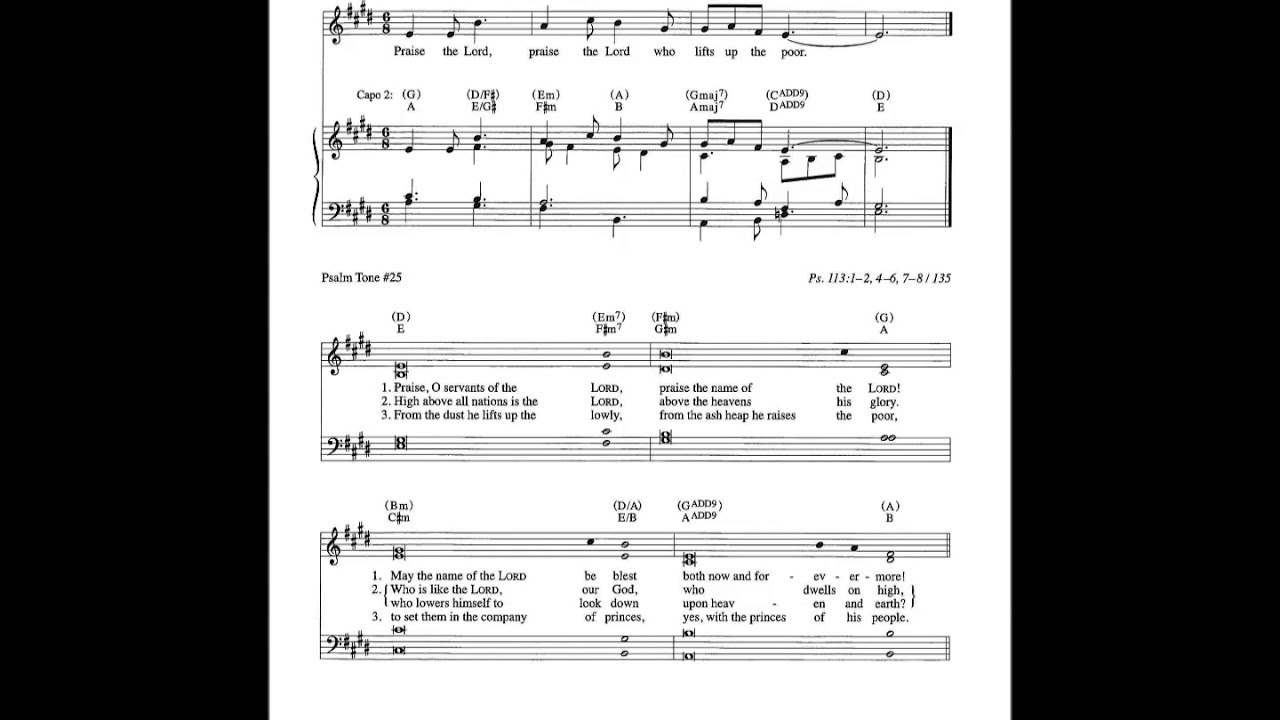 Psalm 113: Praise The Lord, Praise The Lord Who Lifts Up The Poor (Guimont)