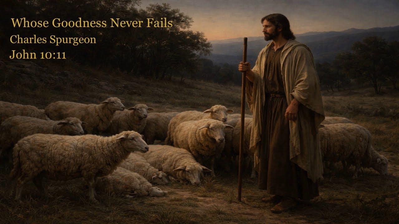 Whose Goodness Never Fails | John 10:11 | Charles Spurgeon | The Care of the Good Shepherd