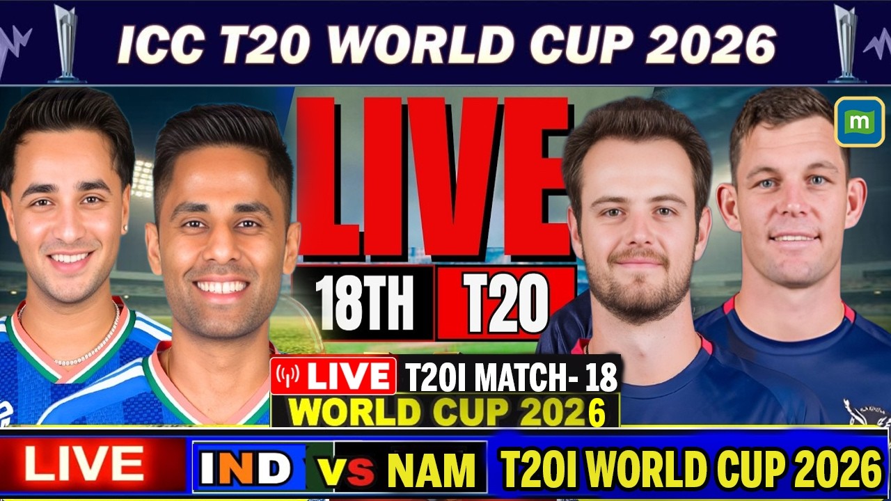 🔴India vs Namibia Live Score T20 World Cup 2026 | IND vs Nam Live | Live Cricket Match Score