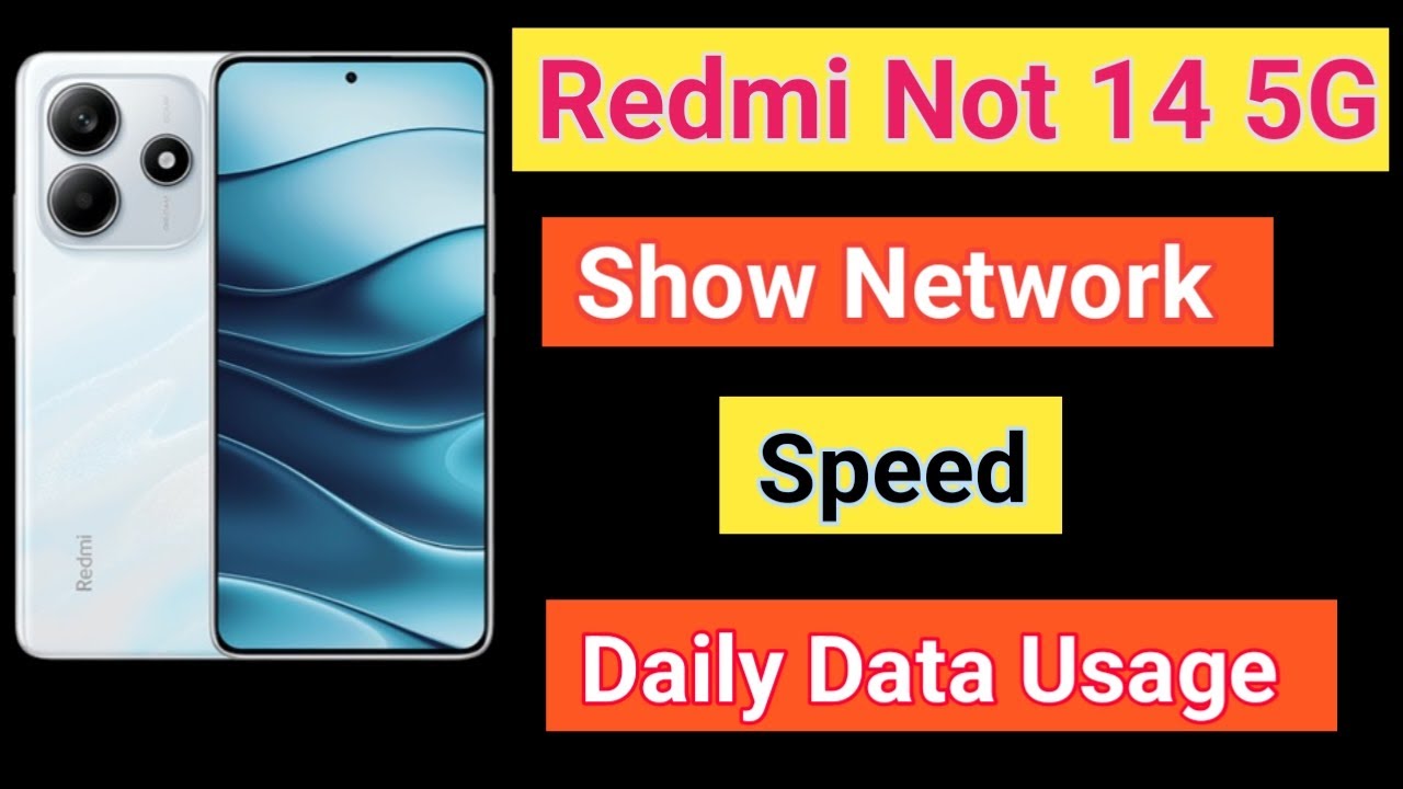 Redmi Note 14 5G Enable daily data Usage setting How To Show Daily Data Usage Setting In Redmi Note