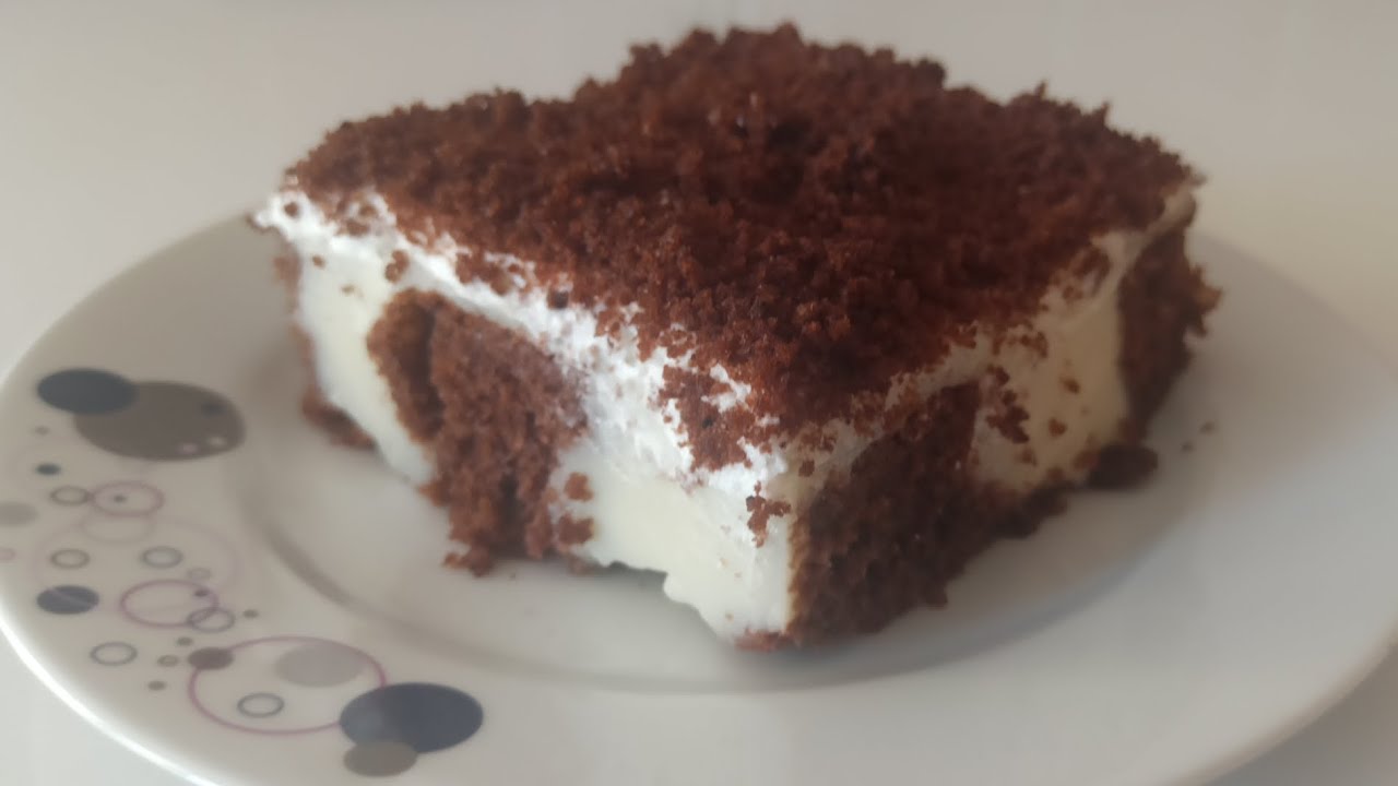 MUHALLEBİ DOLGULU KEK 😋