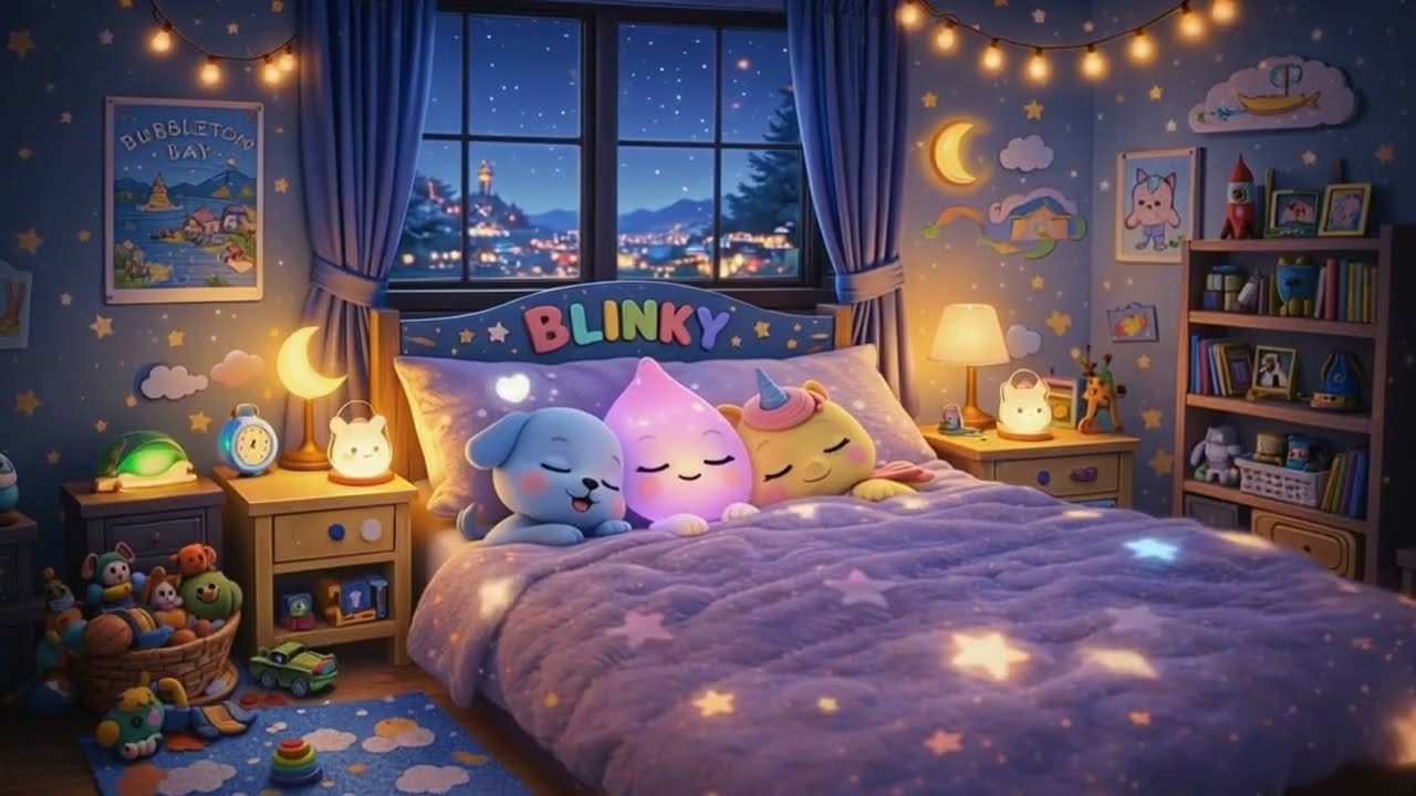 Blinky’s Cozy Bedtime 🌙 | 7-Hour Sleep Music Loop for Kids & Toddlers