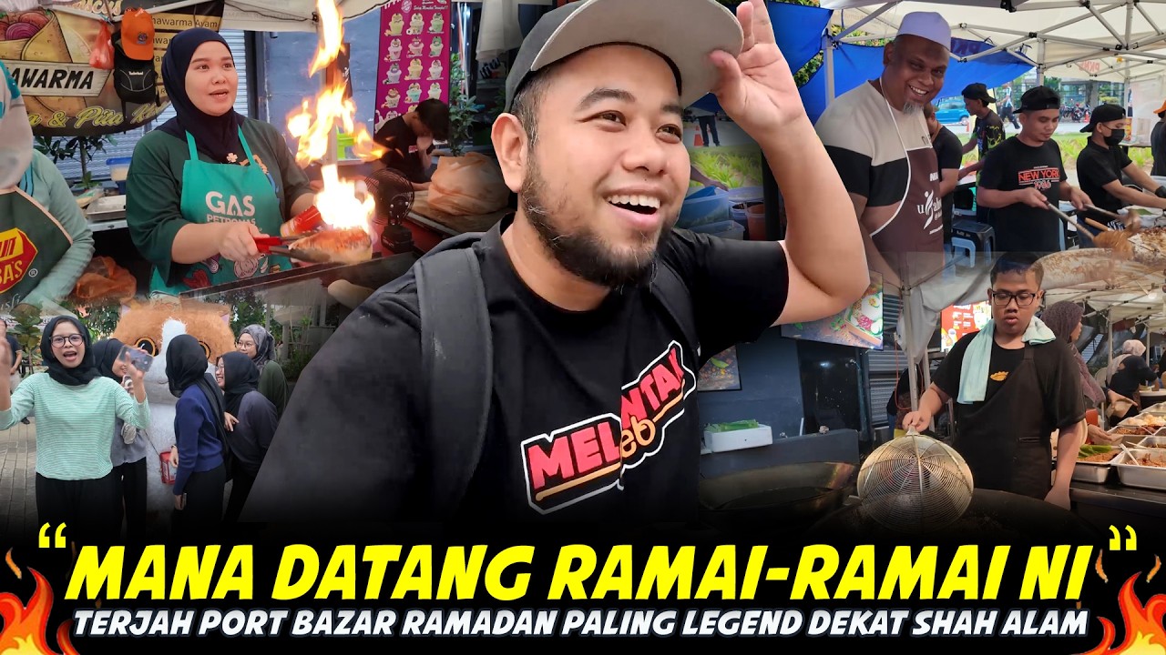 ( 2026 ) TADI SUNYI TIBA-TIBA JE RAMAI..Bazar Ramadan Paling Legend Di Shah Alam..BAZAR RAMADAN PKNS