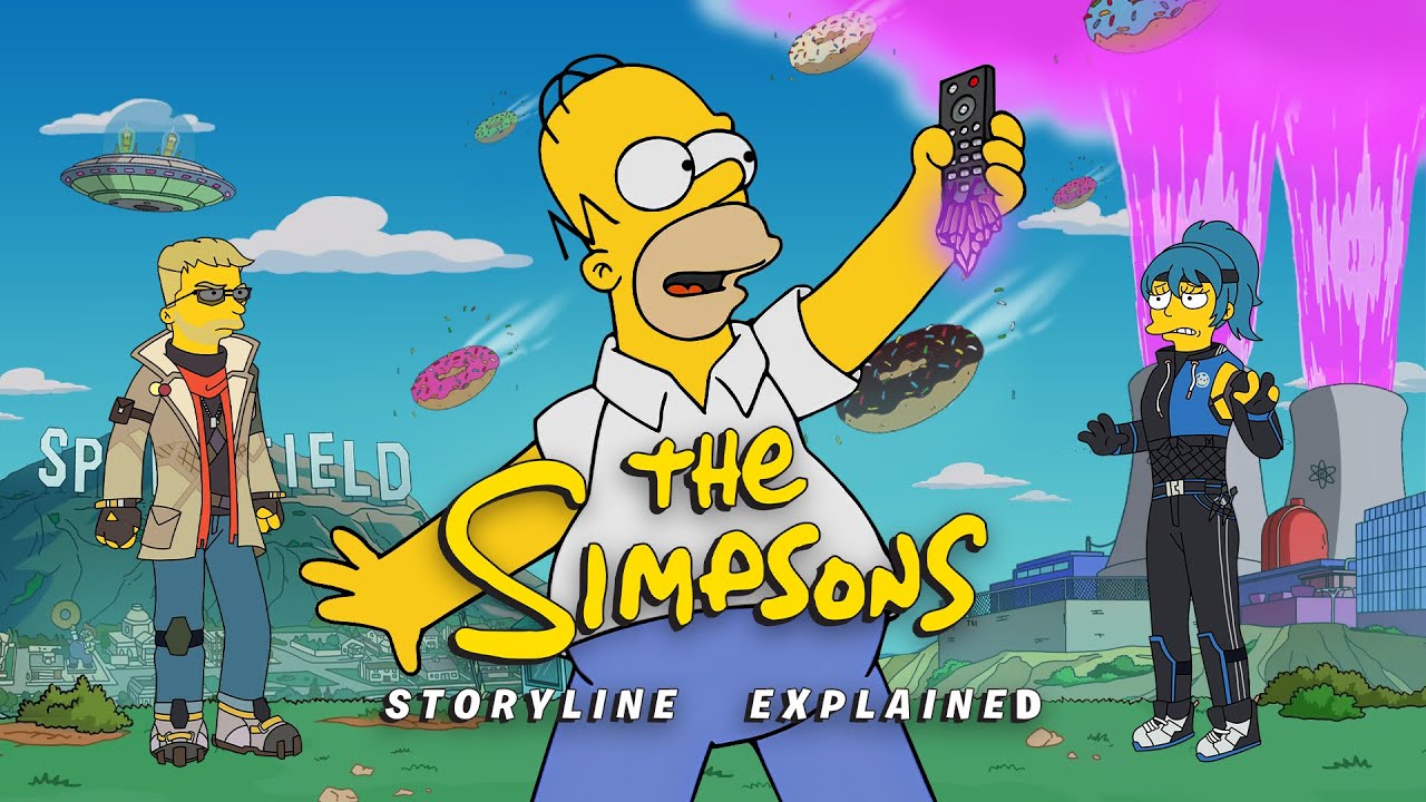 ОБЪЯСНЕНИЕ СЮЖЕТНОЙ ЛИНИИ SIMPSONS В Fortnite!