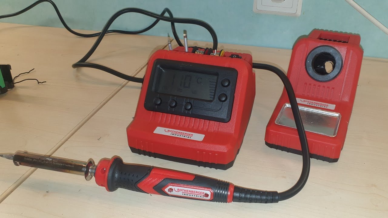 Rotenberger Lötstation reparieren. Lötkolben wechseln reparieren.