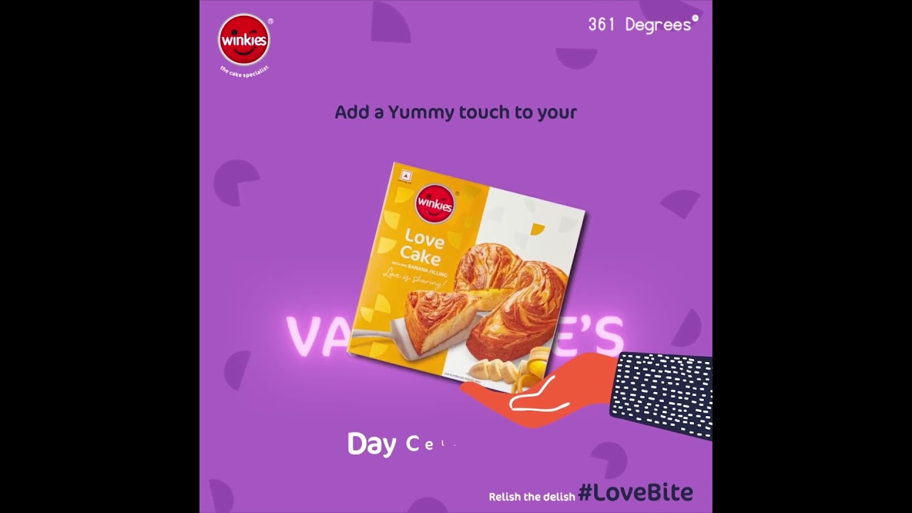 Winkies - The Cake Specialist | Valentine's Day | 361 Degrees - A Design Beyond