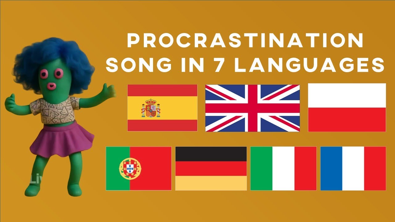 Liven's Procrastination Song in 7 Languages!!