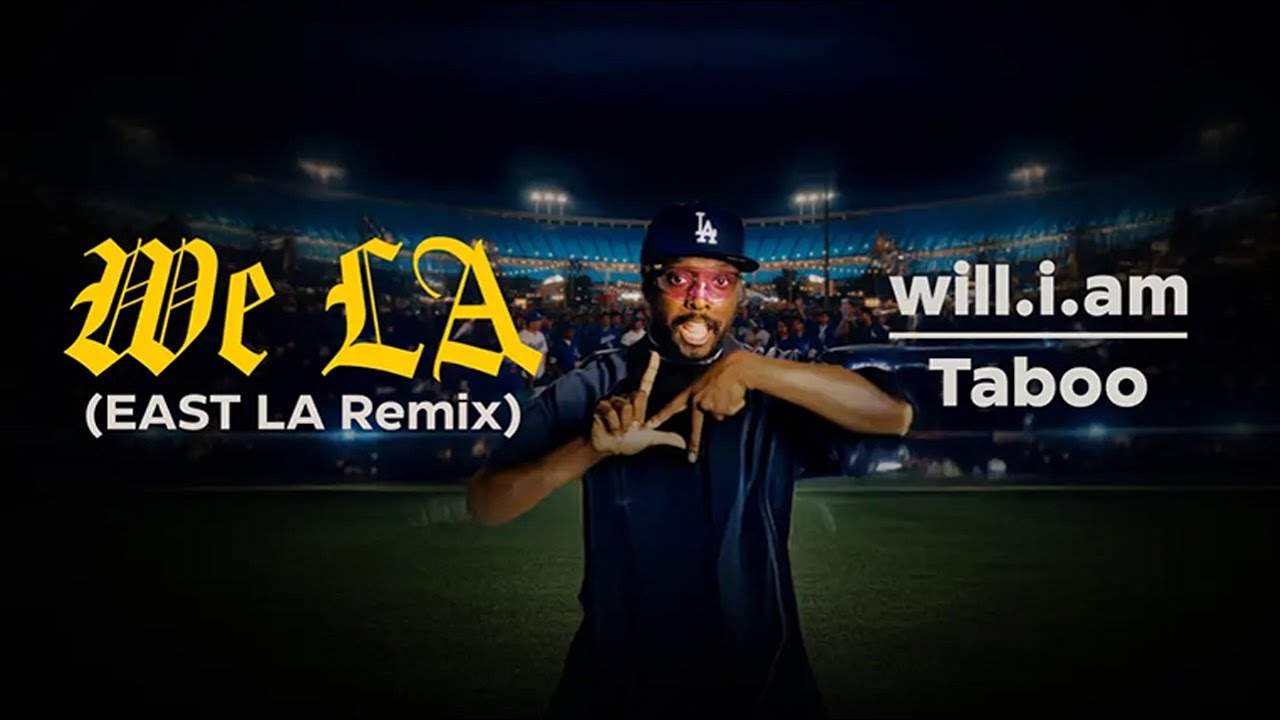 will.i.am + Taboo - WE LA (Dodgers Anthem) (Official Music Video)