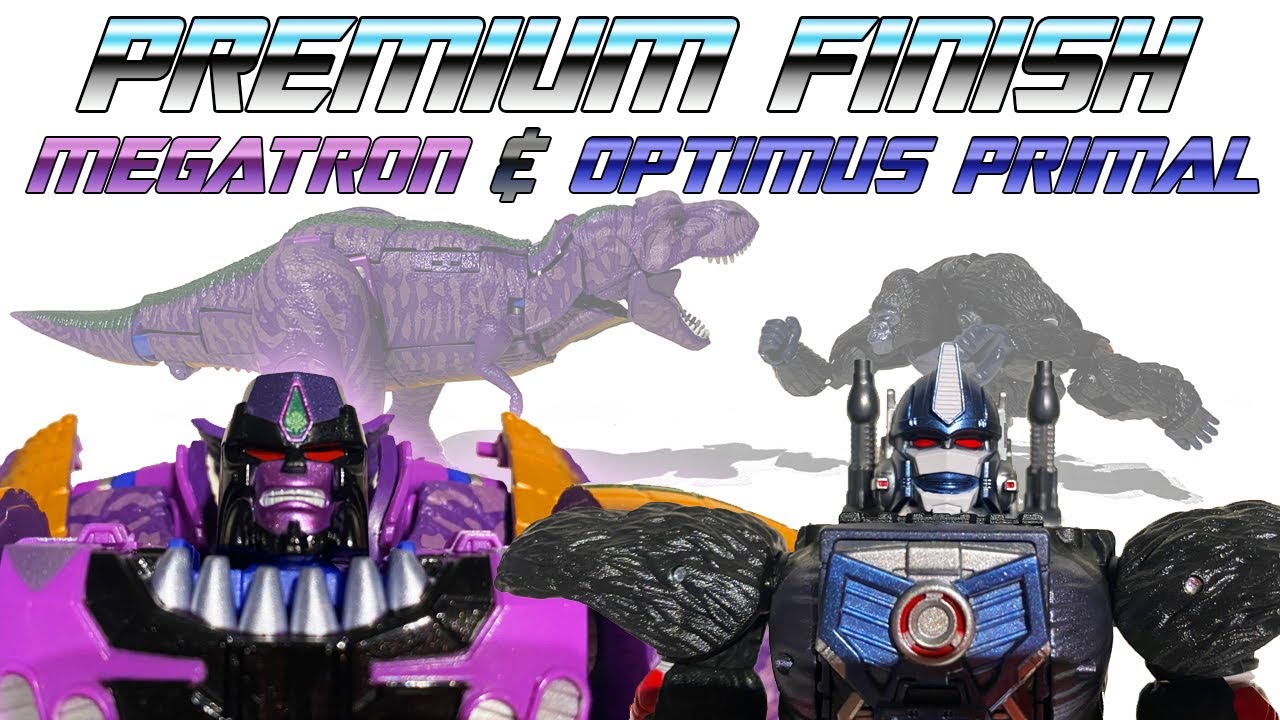 Transformers Premium Optimus Primal vs Megatron BWVS-01 Beast Wars  Premium Finish