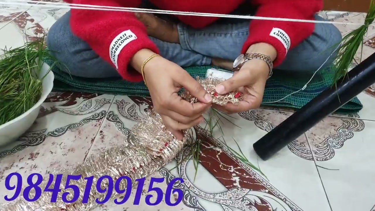 how to make dubo mala  #how to make dubo garland #garland for bridal and groom