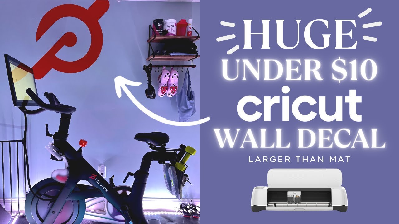 Large Cricut wall decal - larger than mat in Cricut design space