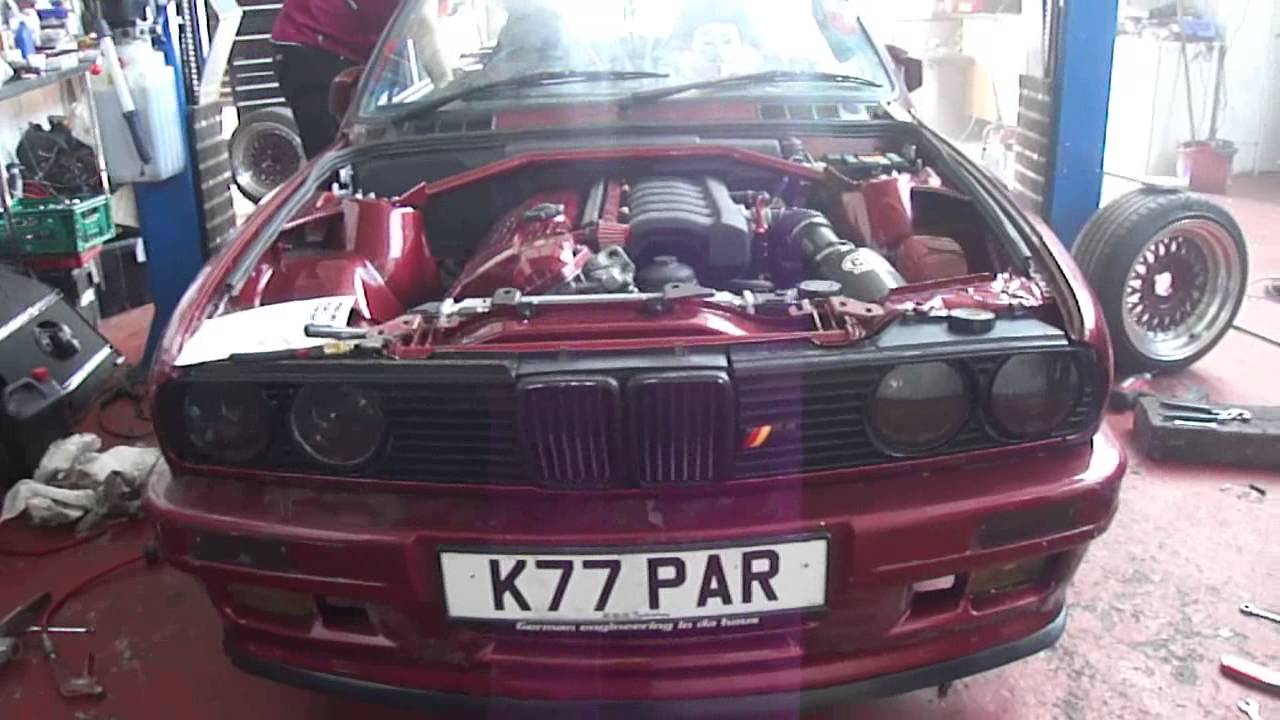 BMW E30 With Custom M52 B30 Stroker Engine W/ Schrick Cams - First Start & Drive