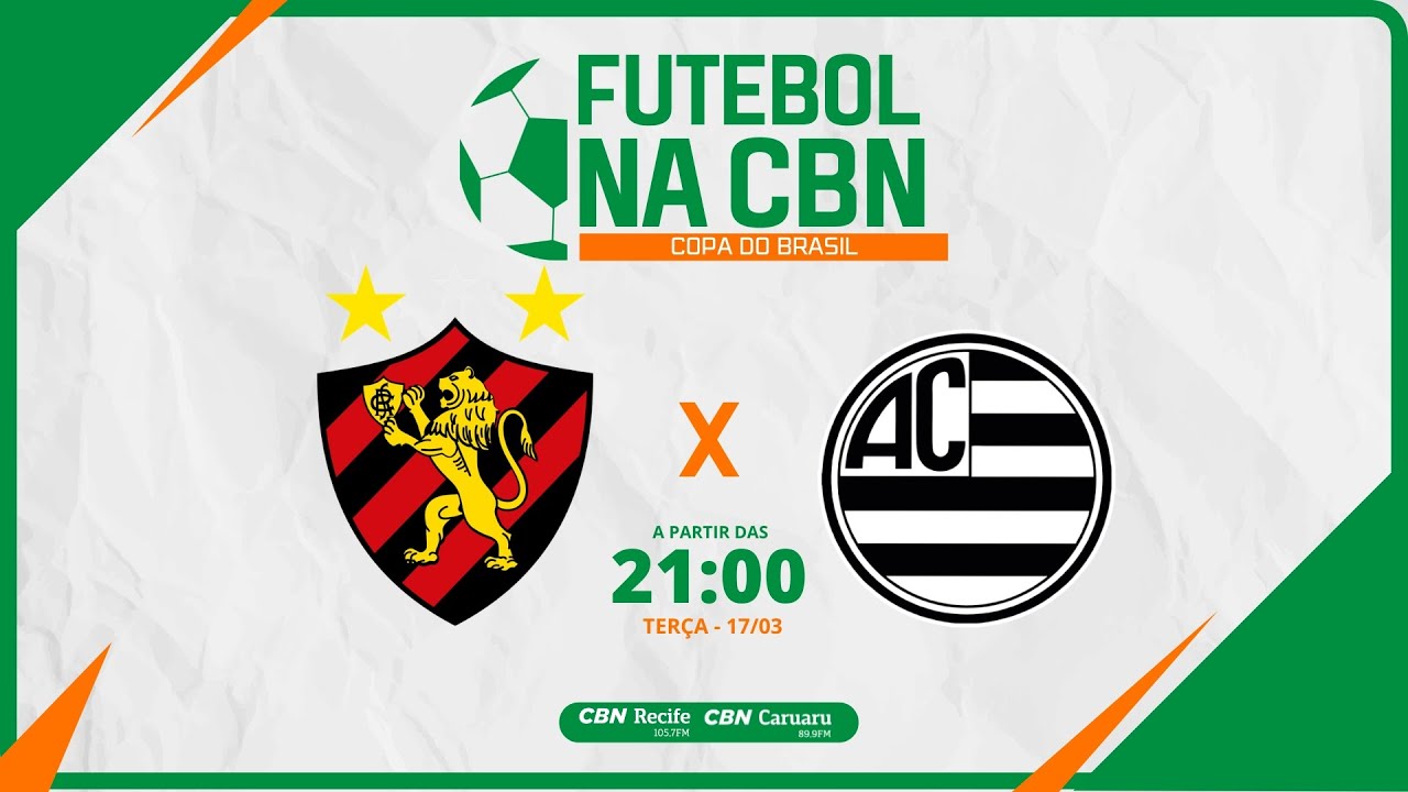 SPORT X ATHLETIC AO VIVO - COPA DO BRASIL 2026 | FUTEBOL GLOBO CBN