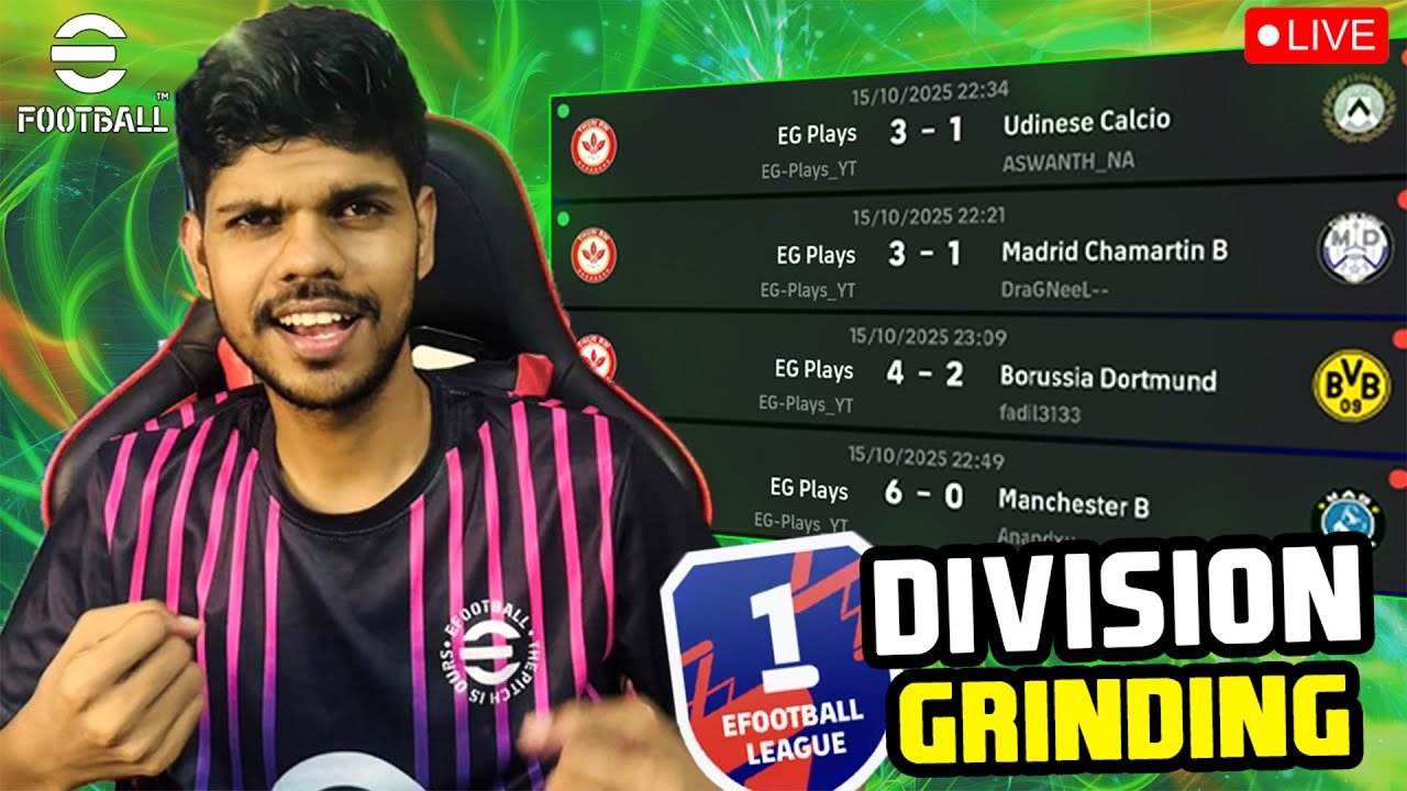 Live Rank Push | eFootball 2025 Live Gameplay | EG Plays
