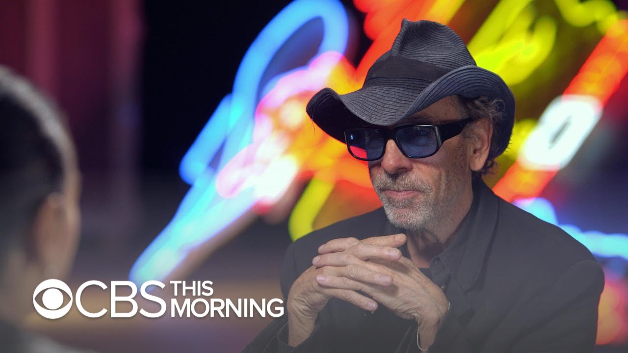 Tim Burton’s art on display at Las Vegas’ Neon Museum