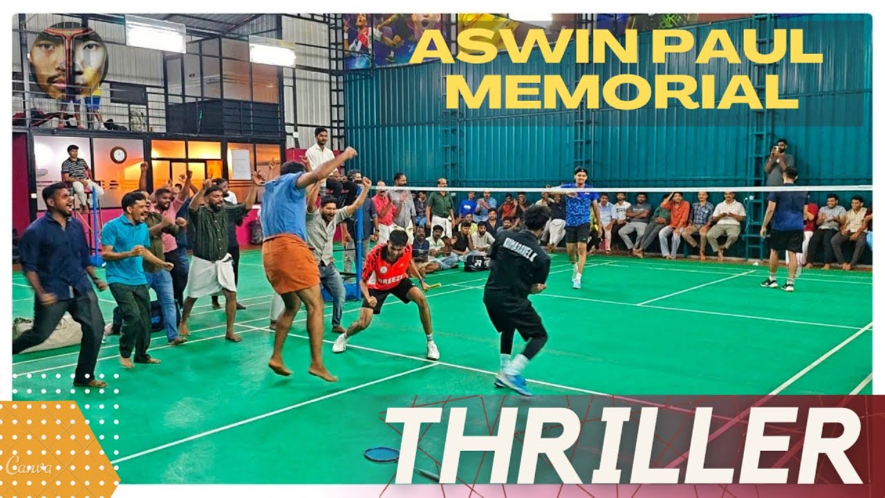 SHIJAS/SHIVASHANKAR VS KISHORE/ROHITH:ASWIN PAUL MEMORIAL OPEN BADMINTON TOURNAMENT 2025