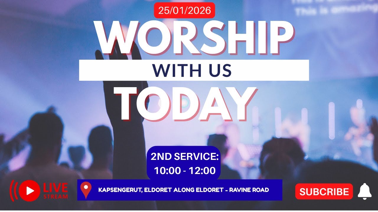 RCEA KAPSENGERUT SUNDAY CHURCH LIVE SERVICE 25/01/2026