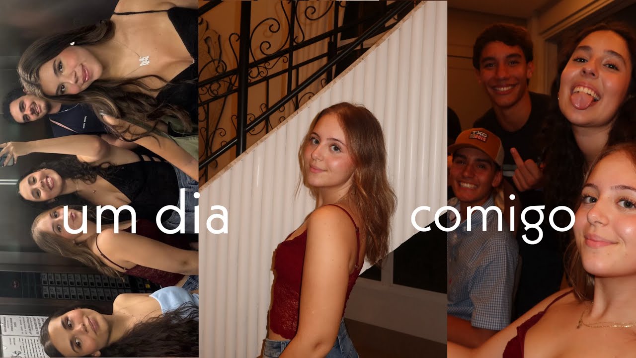 um dia comigo + grwm + amigos