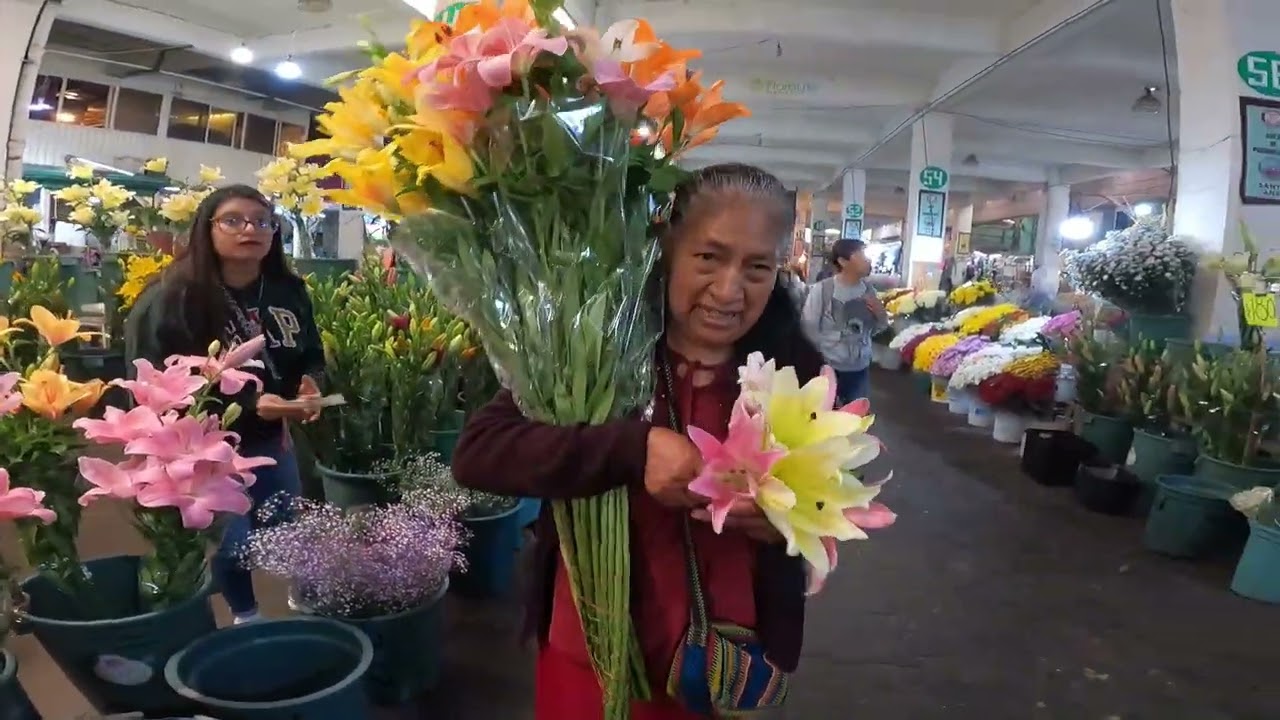 MERCADO DE JAMAICA CDMX/VENTA DE FLORES SUPER BARATAS Y CHULAS/ABIERTO LAS 24 HRS.