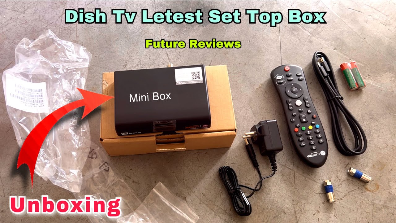 Dish Tv Letest Set Top Box -Most 🔥Powerful Future Review/Unboxing
