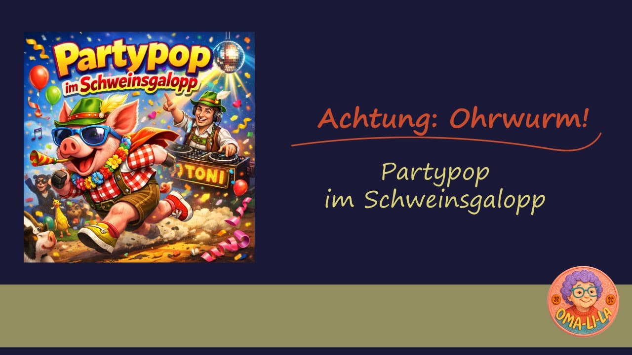Partypop im Schweinsgalopp