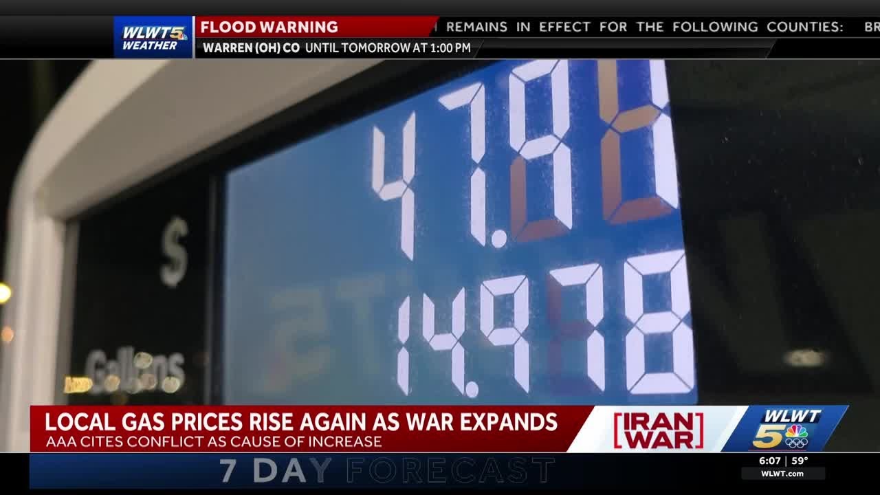 Ohio gas prices continue surge as war in Iran expands