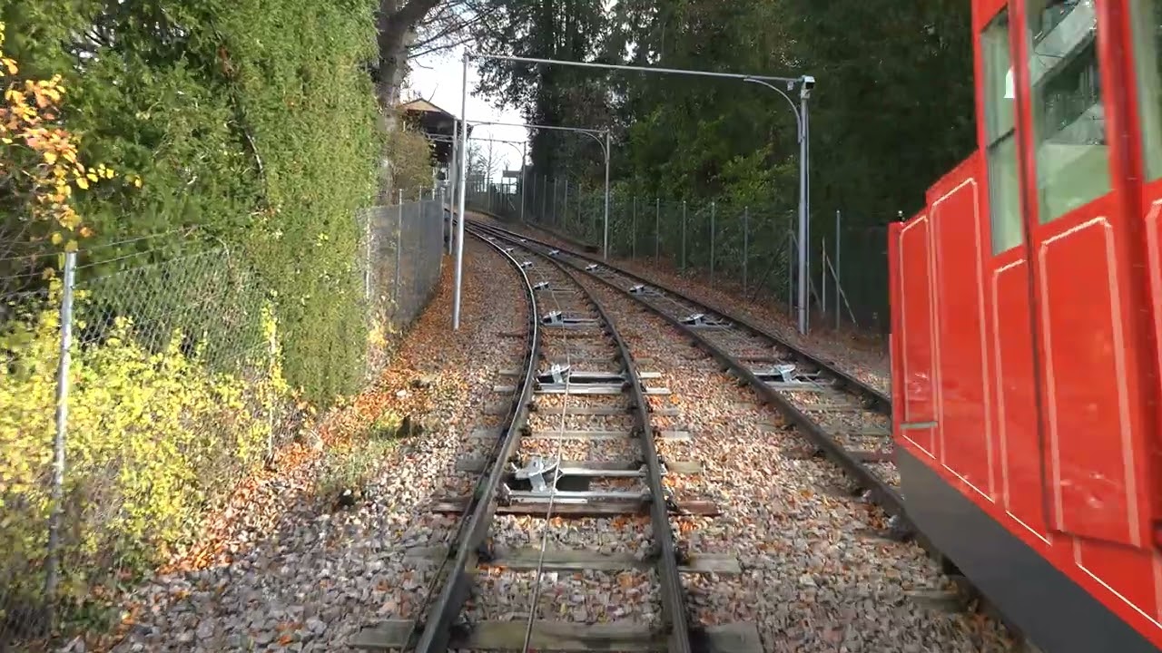 🇨🇭 F&uuml;hrerstandsmitfahrt Bergfahrt Polybergbahn Z&uuml;rich [4K UHD]