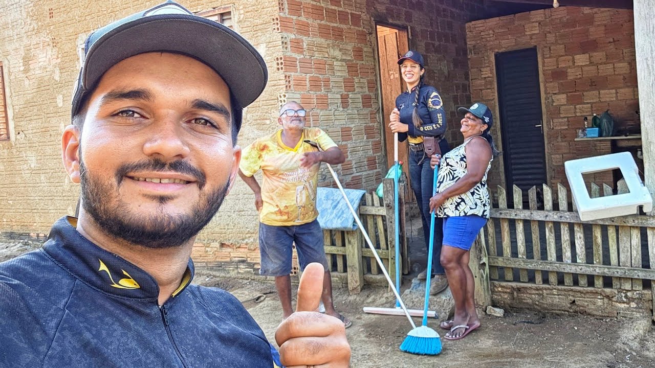 PRIMEIRA FAXINA NA NOSSA NOVA CASA! Reunimos a equipe