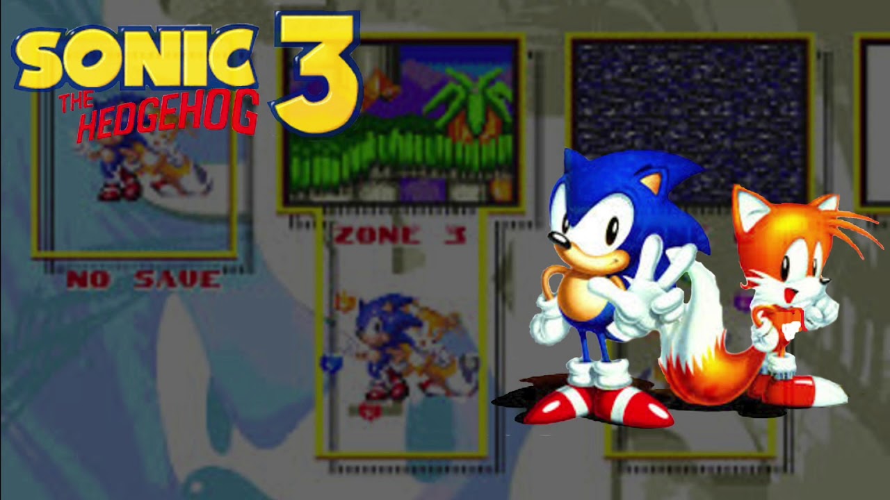 File Select (PC Version) - Sonic 3 & Knuckles Slowed Down