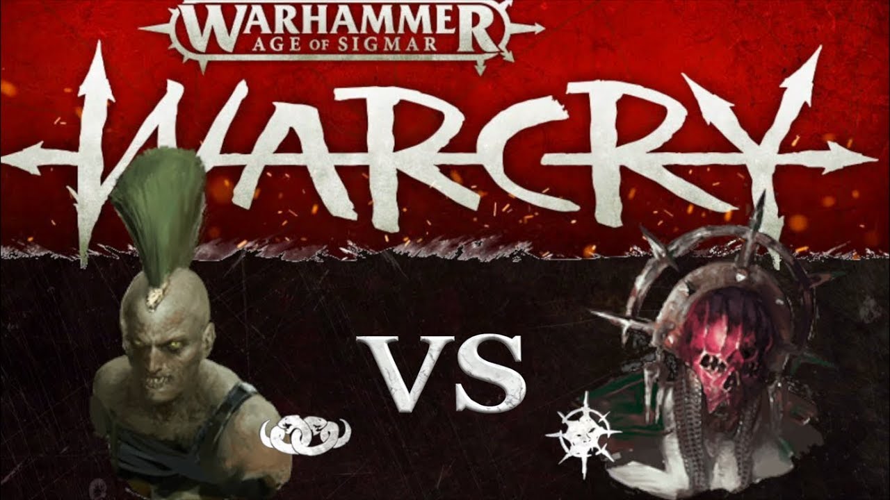 Age of Sigmar WARCRY Battle Report - Splintered Fang vs the Unmade!