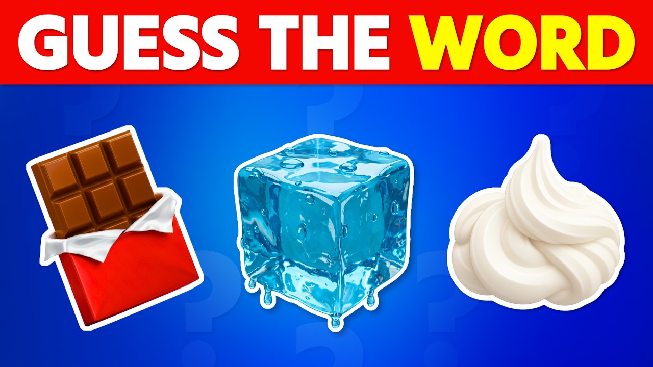 Guess The WORD By Emojis? 🤔❓ Emoji Quiz Challenge 2026