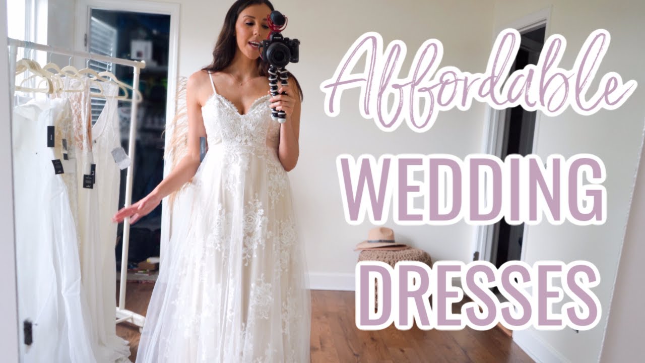 LULUS AFFORDABLE WEDDING DRESS HAUL UNDER $450!