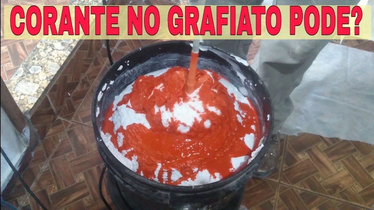 Corante direto no grafiato pode?
