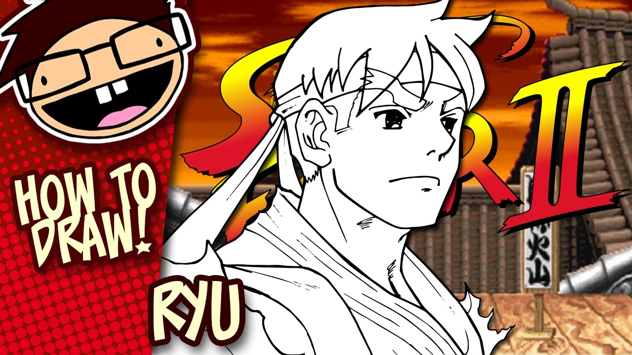 How to Draw RYU (Street Fighter) | Narrated Easy Step-by-Step Drawing Tutorial