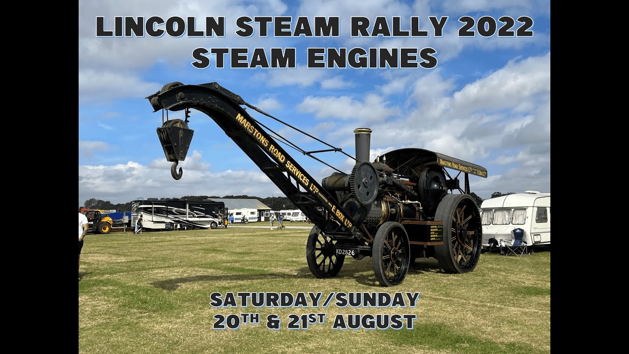 ***RAW FOOTAGE*** Lincoln steam rally 2022 (Large & miniature steam engines)