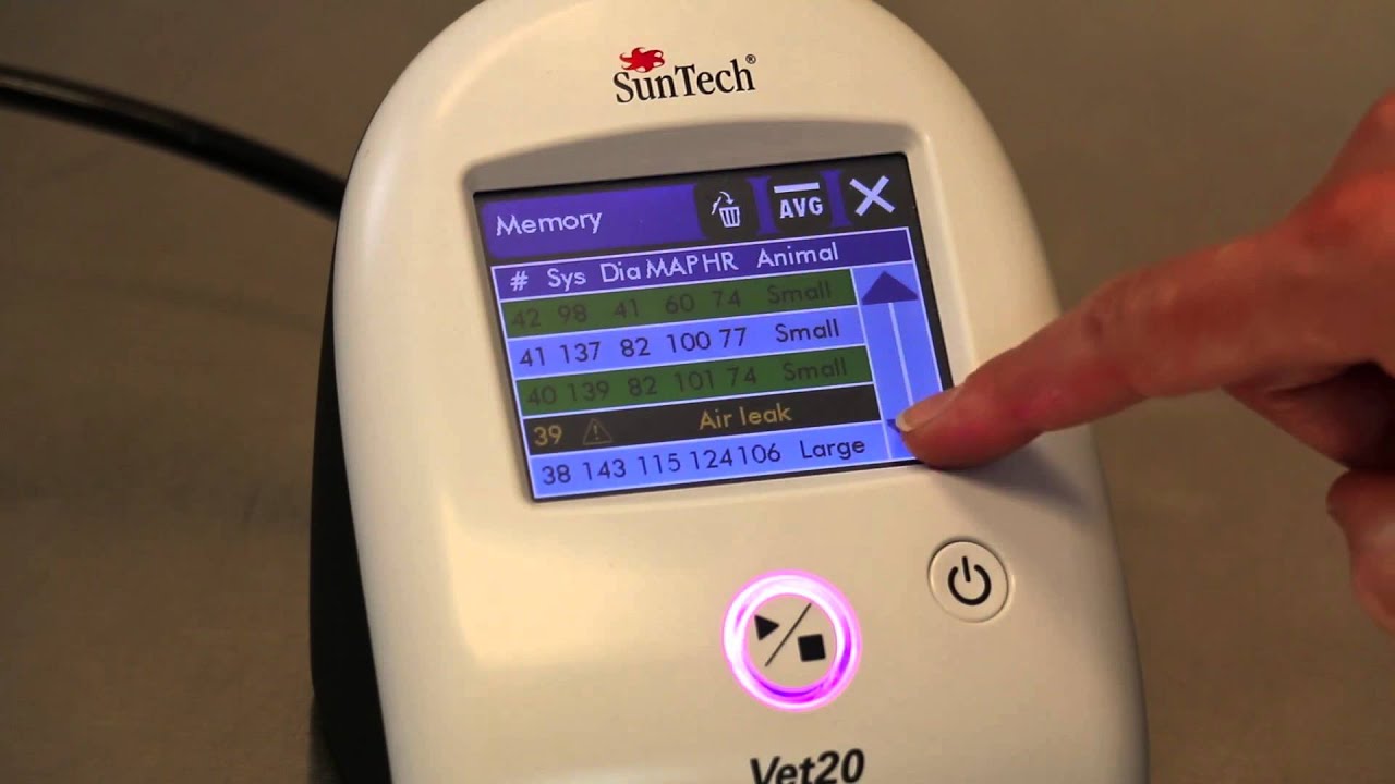 SunTech Vet20: Reviewing BP Measurement Results (4 of 4)