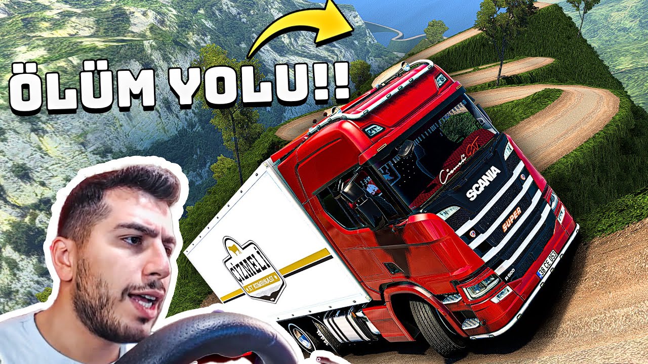 VABİS ÇIKAR DEDİNİZ !!! - BU YOL GERÇEK ÖLÜM YOLU - (KAMYON ARIZA YAPTI) !!! - ETS 2 SCANIA R500 MOD