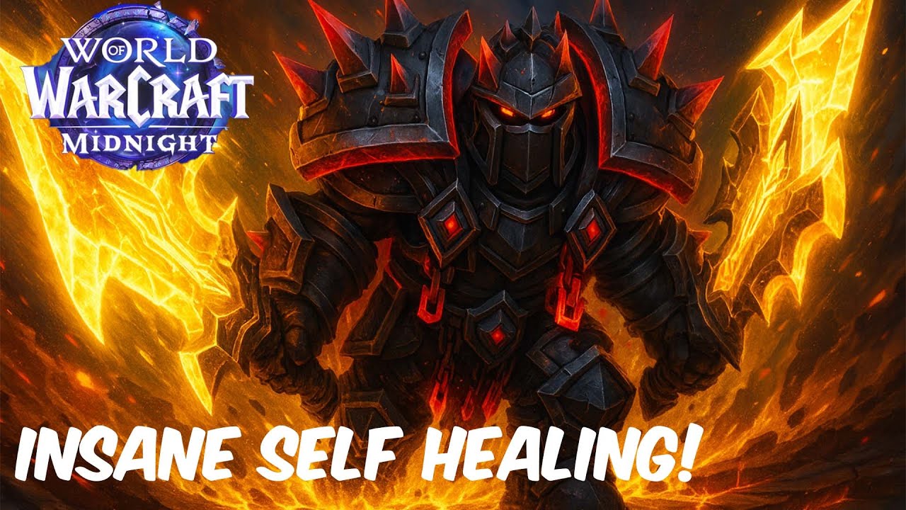 THIS SELF HEALING IS INSANE!   Fury warrior pvp midnight beta