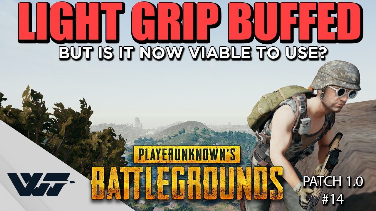 GUIDE: Lightweight grip BUFFED - But is it VIABLE?? Test & Analysis -PUBG