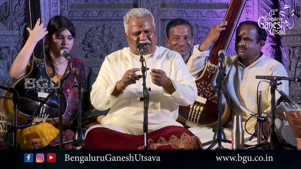 ENDU KAMBENO | Pt. M Venkatesh Kumar | Bhakti Sangeetha | 61st Bengaluru Ganesh Utsava 2023
