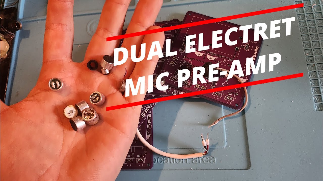 I Built a Dual Electret Mic Preamp — and It Actually Sounds Amazing