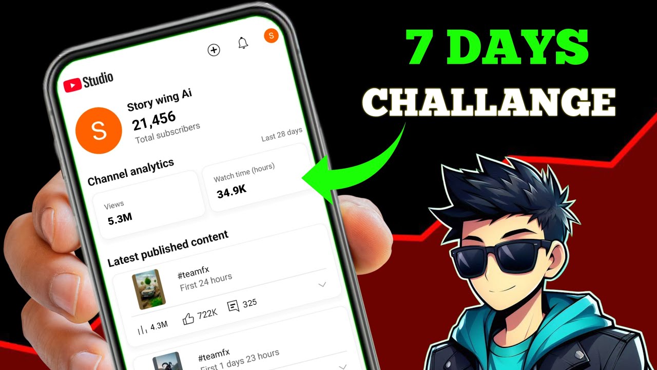 7 Day Shorts Challenge to 1K Subscribers LIVE &ndash; 100K+ Views Hack & Real Growth!
