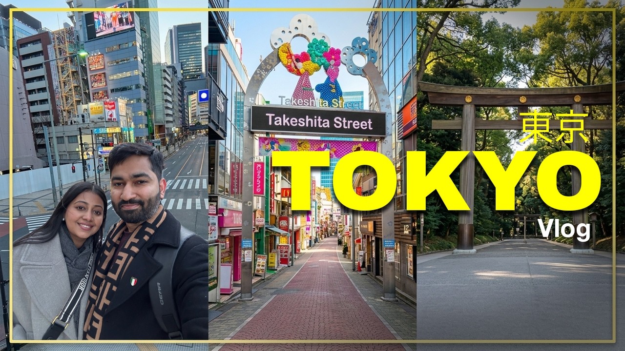 BEST of TOKYO! 🇯🇵 Meiji Shrine, Harajuku & Shibuya Scramble | Komal and Gaurav