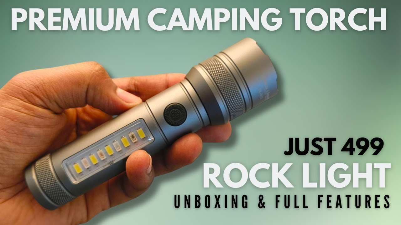 Rock Light RL - M15 Unboxing & Full Review - Best Camping Torch?