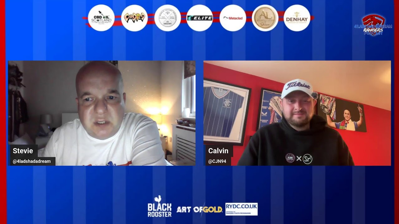 4Lads Rangers Friday night LIVE - Euro Woes, Signing chat and Hibs preview