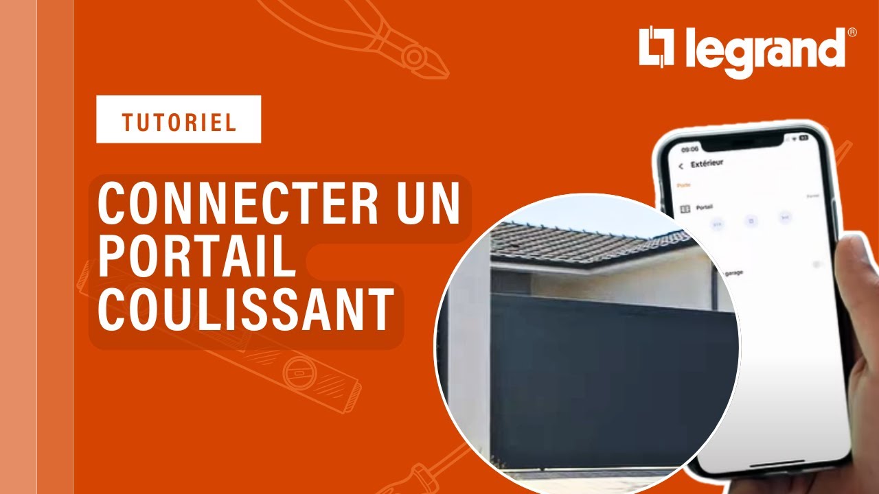 Comment connecter un portail coulissant avec les solutions Legrand ?