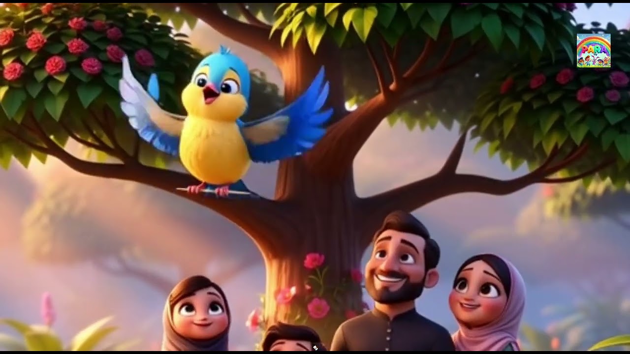 Allah Hoo Allah Hu |  Kids 3D Cartoon Songs | Chirya Boli Chu Chu | ParaTv Rhymes