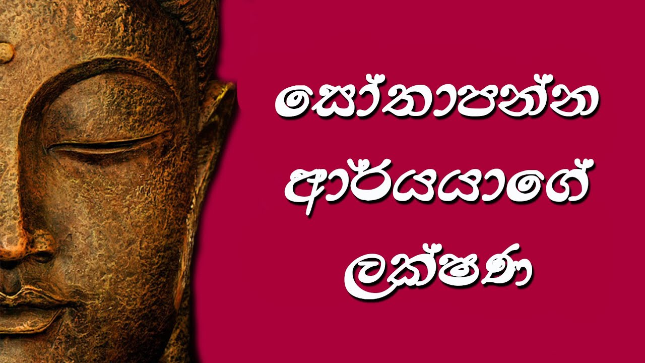 සෝතාපන්න ආර්යයාගේ ලක්ෂණ